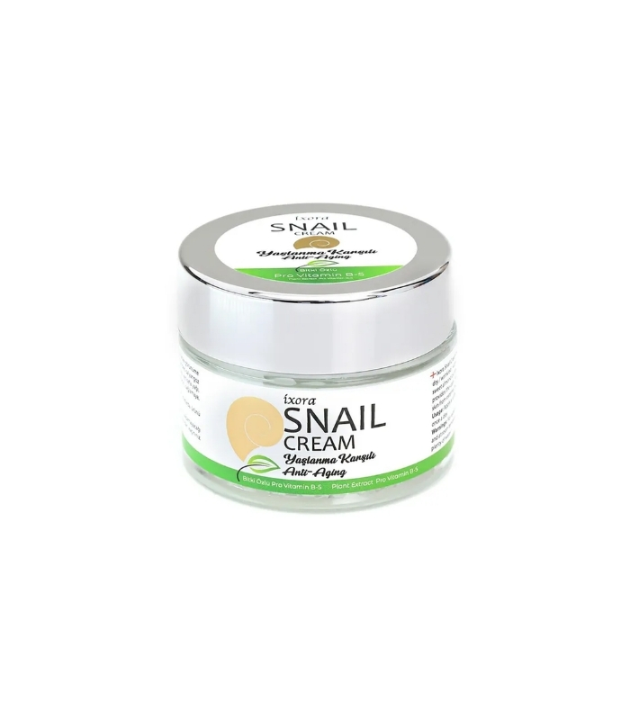 snail cream İxora Yaşlanma Karşıtı Pro-vitamin B5 Ve Salyangoz Salgısı Özlü Cilt Bakım Kremi 50 Gr - Görsel 1